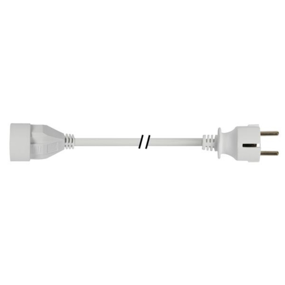 RALLONGE 3 m - BLANC - 3G1.5 - TERRE ALLEMANDE