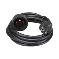 RALLONGE - 3 m - NOIR - 3G1.5 - TERRE FRANÇAISE