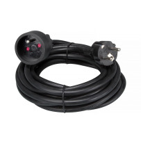 RALLONGE - 5 m - NOIR - 3G1.5 - TERRE FRANÇAISE