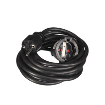 RALLONGE 5 m - NOIR - 3G1.5 - TERRE ALLEMANDE