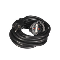 RALLONGE 5 m - NOIR - 3G1.5 - TERRE ALLEMANDE
