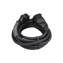 RALLONGE EN CAOUTCHOUC AVEC GAINE RÉTRACTILE - 3G2.5 - 5 m - TERRE FRANÇAISE
