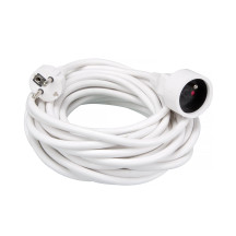 RALLONGE - 10 m - BLANC - 3G1.5 - TERRE FRANÇAISE