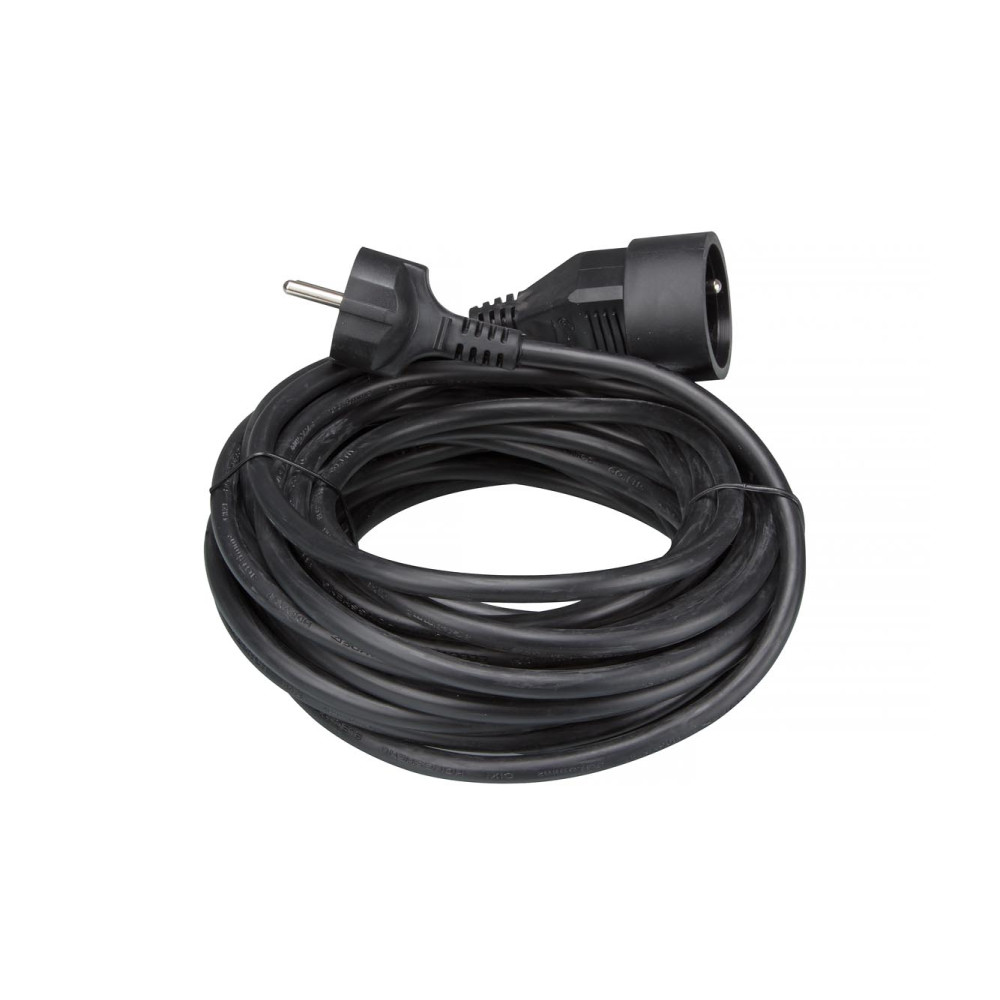 RALLONGE - 10 m - NOIR - 3G1.5 - TERRE FRANÇAISE