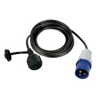 CÂBLE ADAPTATEUR AVEC PRISE SCHUKO VERS FICHE CEE - 3 m - TERRE ALLEMANDE