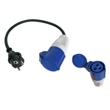 CÂBLE ADAPTATEUR AVEC FICHE SCHUKO VERS PRISE CEE