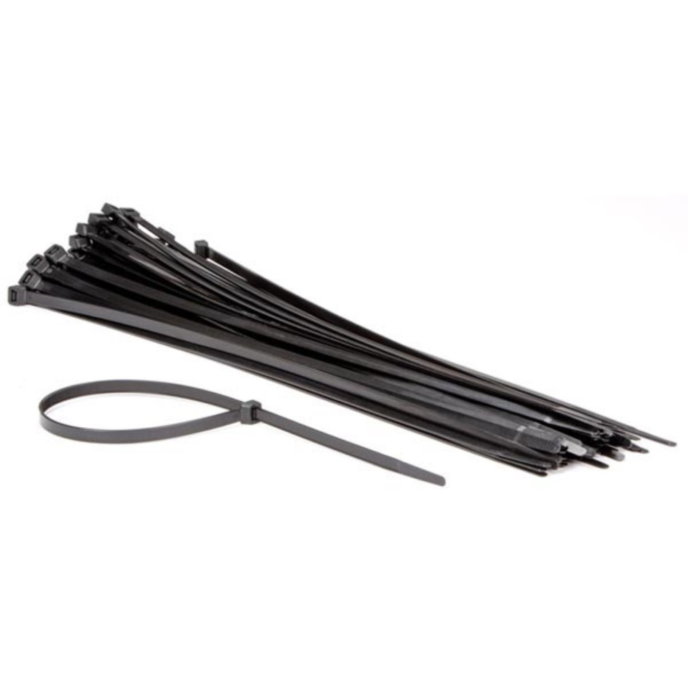 JEU DE SERRE-CÂBLES EN NYLON - 8.8 x 500 mm - NOIR (50 pcs)