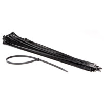 JEU DE SERRE-CÂBLES EN NYLON - 8.8 x 610 mm - NOIR (50 pcs)
