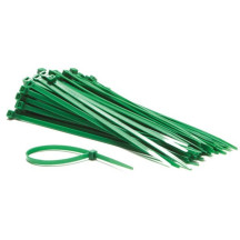 JEU DE SERRE-CÂBLES EN NYLON - 4.6 x 200 mm - VERT (100 pcs)