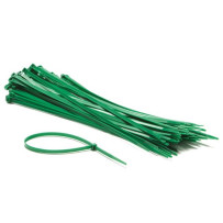 JEU DE SERRE-CÂBLES EN NYLON - 4.8 x 300 mm - VERT (100 pcs)