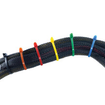 JEU DE SERRE-CÂBLES EN NYLON - DIFFÉRENTES COULEURS (300 pcs)