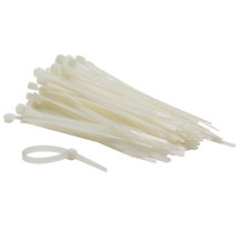 JEU DE SERRE-CÂBLES EN NYLON - 4.6 x 120 mm - BLANC (100 pcs)