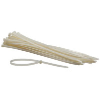 JEU DE SERRE-CÂBLES EN NYLON - 8.8 x 500 mm - BLANC (100 pcs)