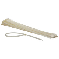 JEU DE SERRE-CÂBLES EN NYLON - 8.8 x 610 mm - BLANC (50 pcs)