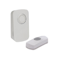 SONNETTE SANS FIL À PILES - 1 BOUTON