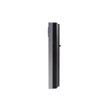 Sonnette vidéo professionnelle IP métal 1 bouton - gris - PoE