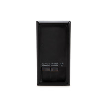Sonnette vidéo professionnelle IP métal 1 bouton - gris - PoE