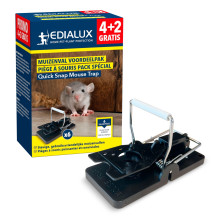 Souricière Quicksnap, promopack 4+2 pcs