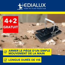 Souricière Quicksnap, promopack 4+2 pcs