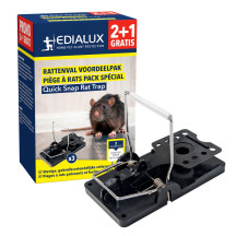 Piège à rats Quicksnap, promopack 2+1 pcs