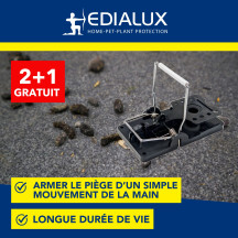 Piège à rats Quicksnap, promopack 2+1 pcs