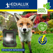 Ultrasonic defend - renards et fouines, max. 200m², avec flash