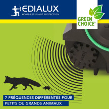 Ultrasonic defend - renards et fouines, max. 200m², avec flash