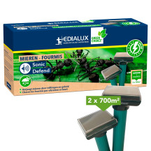 Sonic defend - fourmis, solaire, max. 2 x 400m²