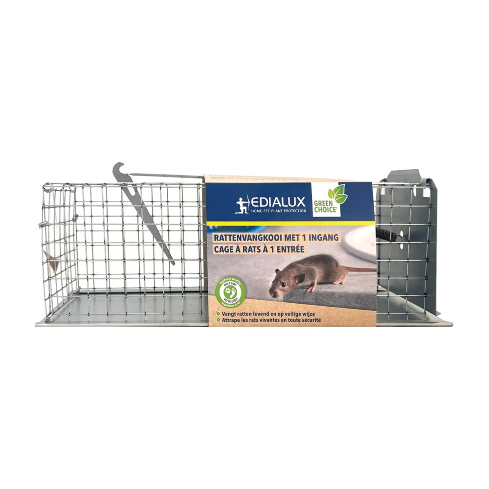 Cage à rats à 1 entrée