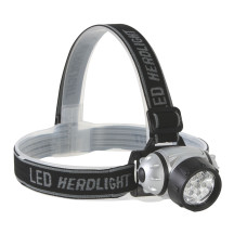 LAMPE FRONTALE À 7 LEDs BLANCHES ULTRALUMINEUSES