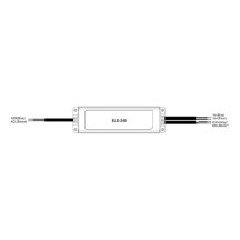 DRIVER LED AC-DC SIMPLE SORTIE AVEC PFC - ENTREE 3 FILS - AJUSTER AVEC POTMETER