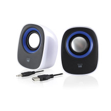 2.0 Ensemble de haut-parleurs stéréo pour PC et ordinateur portable, alimenté par USB