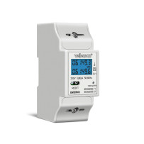 Compteur kwh monophasé pour montage sur rail din - 2 modules