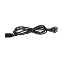 CÂBLE D'ALIMENTATION - NOIR - CEE 7/7 90° + C13 - 1.5 m - 3G1.0 mm²