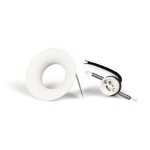 plafonnier encastré GU10 - courbé - blanc