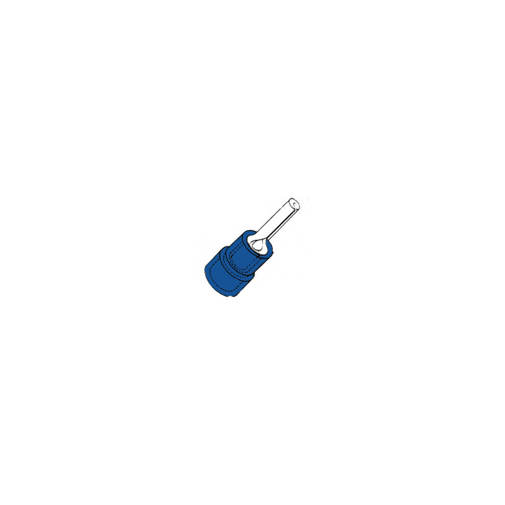 COSSE FEMELLE CYLINDRIQUE BLEU