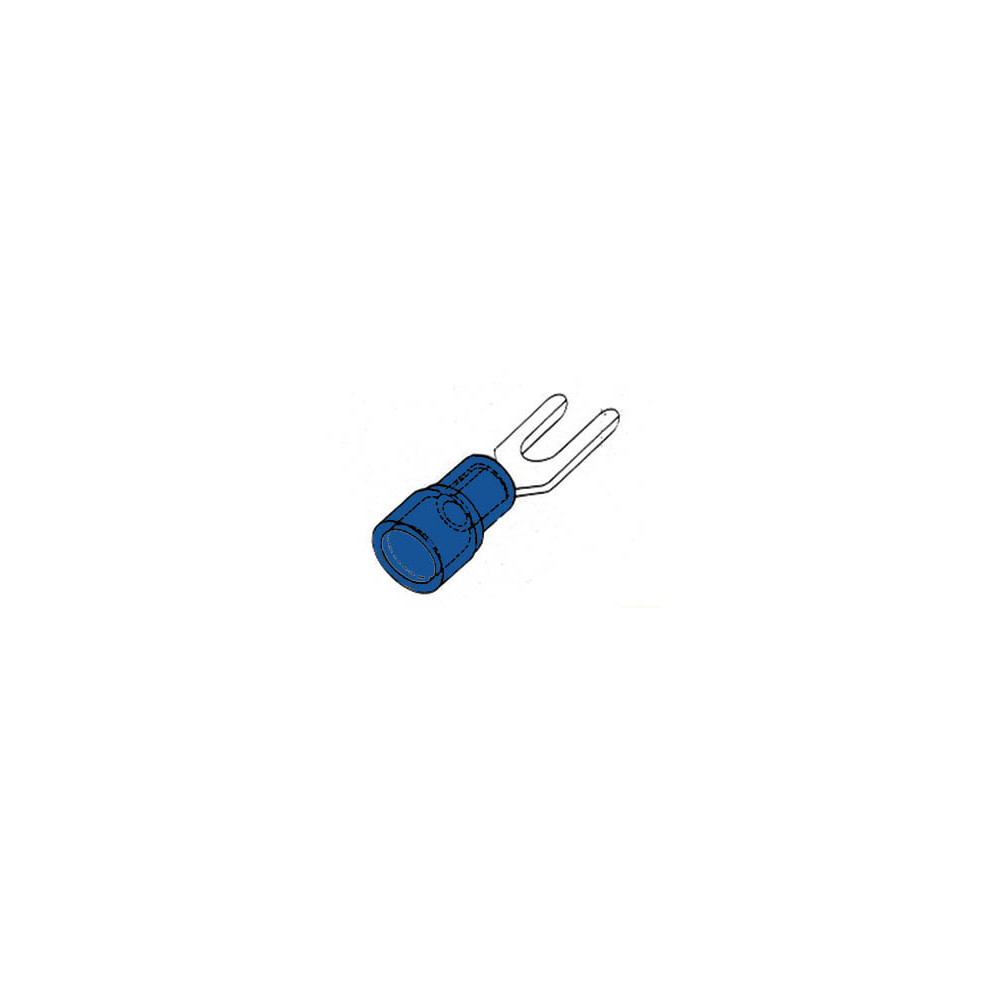 COSSE A FOURCHE 6.4mm - BLEU