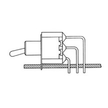 INVERSEUR BIPOLAIRE VERTICAL COUDE ON-ON