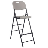 TABOURET DE BAR À DOSSIER - PLIANT