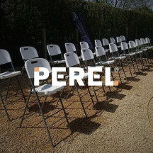 TABOURET DE BAR À DOSSIER - PLIANT