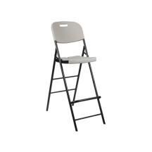 TABOURET DE BAR À DOSSIER - PLIANT