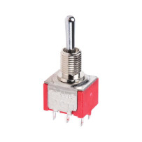 INVERSEUR TRIPOLAIRE VERTICAL DPDT ON-ON-ON