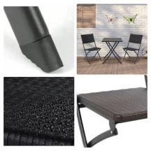 CHAISE PLIANTE - IMITATION ROTIN
