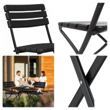 CHAISE PLIANTE - IMITATION BOIS