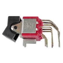 INTERRUPTEUR A BASCULE TRIPOLAIRE VERTICAL COUDE POUR CI ON-OFF-ON
