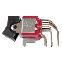 INTERRUPTEUR A BASCULE TRIPOLAIRE VERTICAL COUDE POUR CI ON-OFF-ON