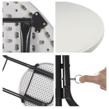 TABLE PLIANTE - ROND - 80 x 110 cm