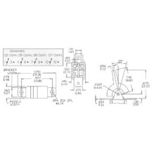 INTERRUPTEUR A LEVIER PLASTIQUE TETRAPOLAIRE VERTICAL POUR CI ON-ON