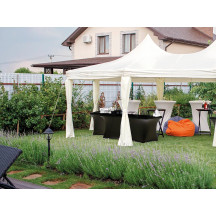 Housse extensible pour table rectangulaire - noir
