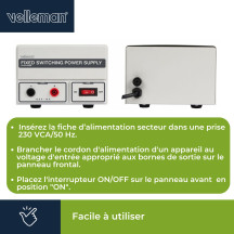 ALIMENTATION FIXE À DÉCOUPAGE 13.8 VCC / 10 A